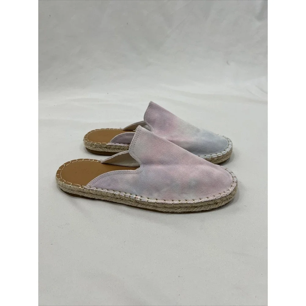 Splendid Women's Pastel Tie Dye Espadrille Size 10‎ Julia Slip On Mules Casual